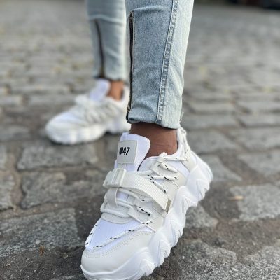 Zapatillas 47 ST BROCHE BLANCO