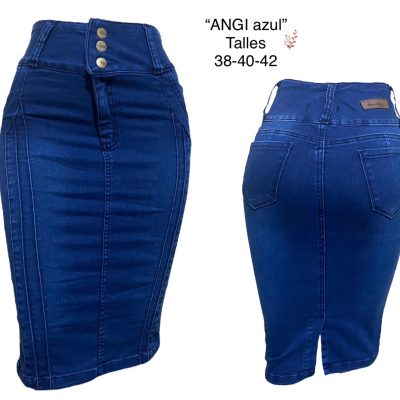 Pollera ANGI azul