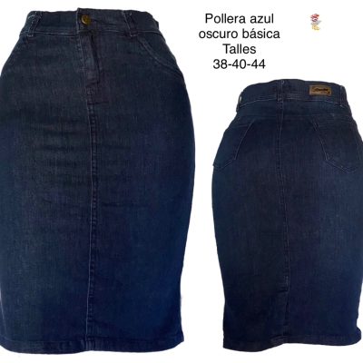 Pollera Azul oscuro
