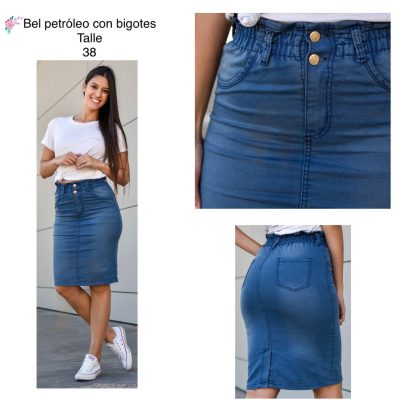 Pollera BEL petróleo