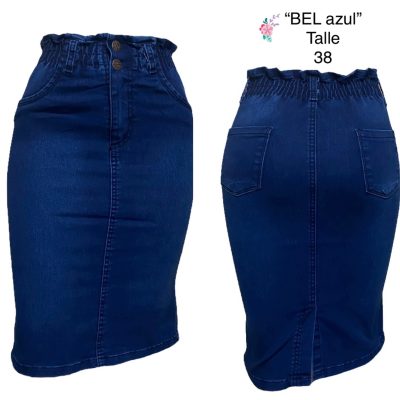 Pollera Bel azul