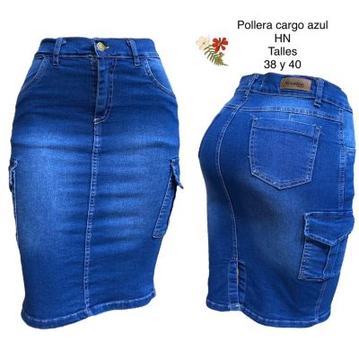 Pollera Cargo azul HN