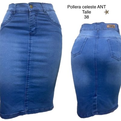 Pollera Celeste ANT